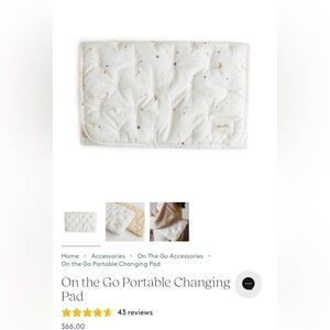 Pehr On the Go Portable Changing Pad - celestial